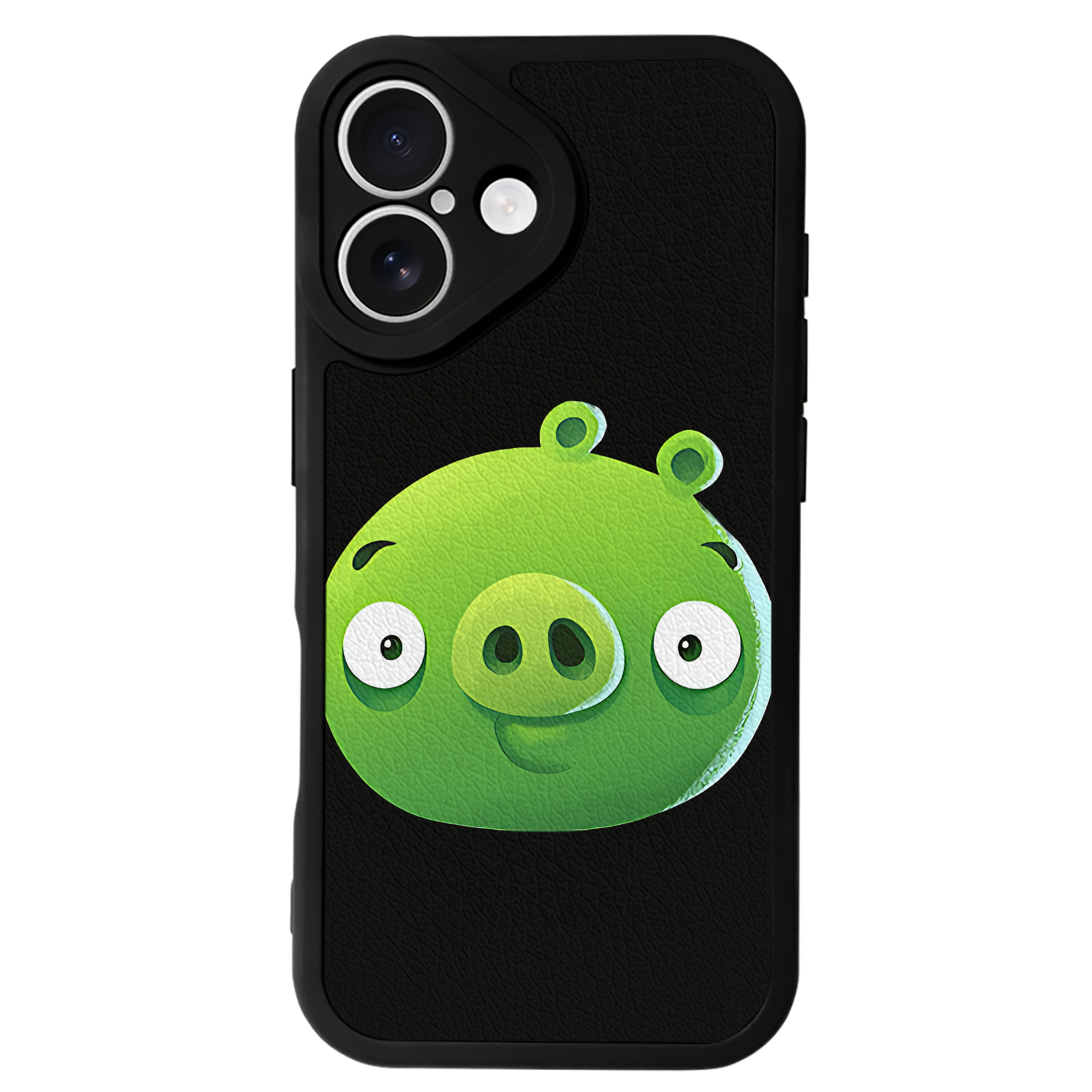 （画像用） Angry Birds アングリーバード 【iPhone 16シリーズ対応】シリコンスマホケース（レザー調） 材質：シリコン